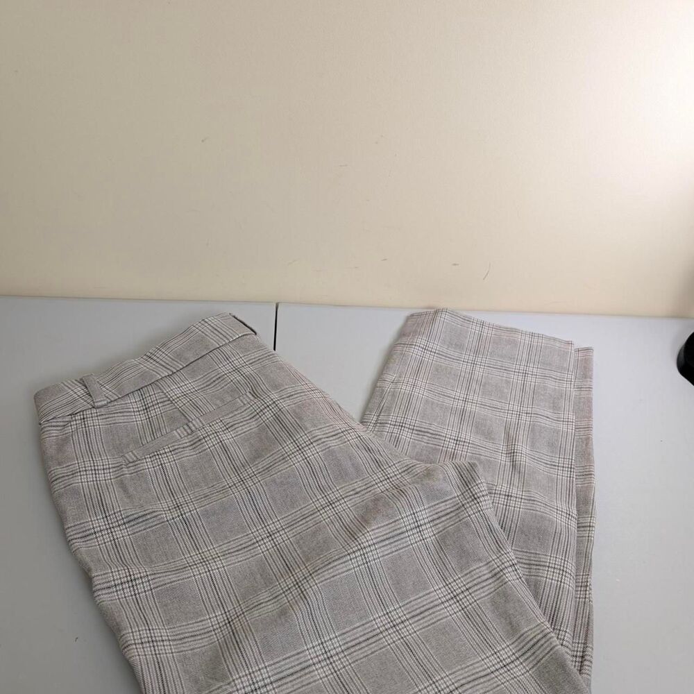 Banana-republic Women's Grey and Cream Trousers